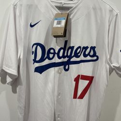   SHOHEI OHTANI NIKE LOS ANGELES DODGERS MENS WHITE HOME LIMITED BASEBALL JERSEY