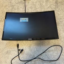 Samsung 24" CF39 FHD AMD FreeSync Curved Monitor with Super Slim Design w/ 1800R curvature