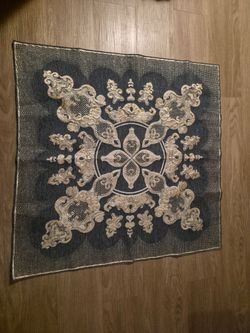 Decorative Embroidered Textile Panel