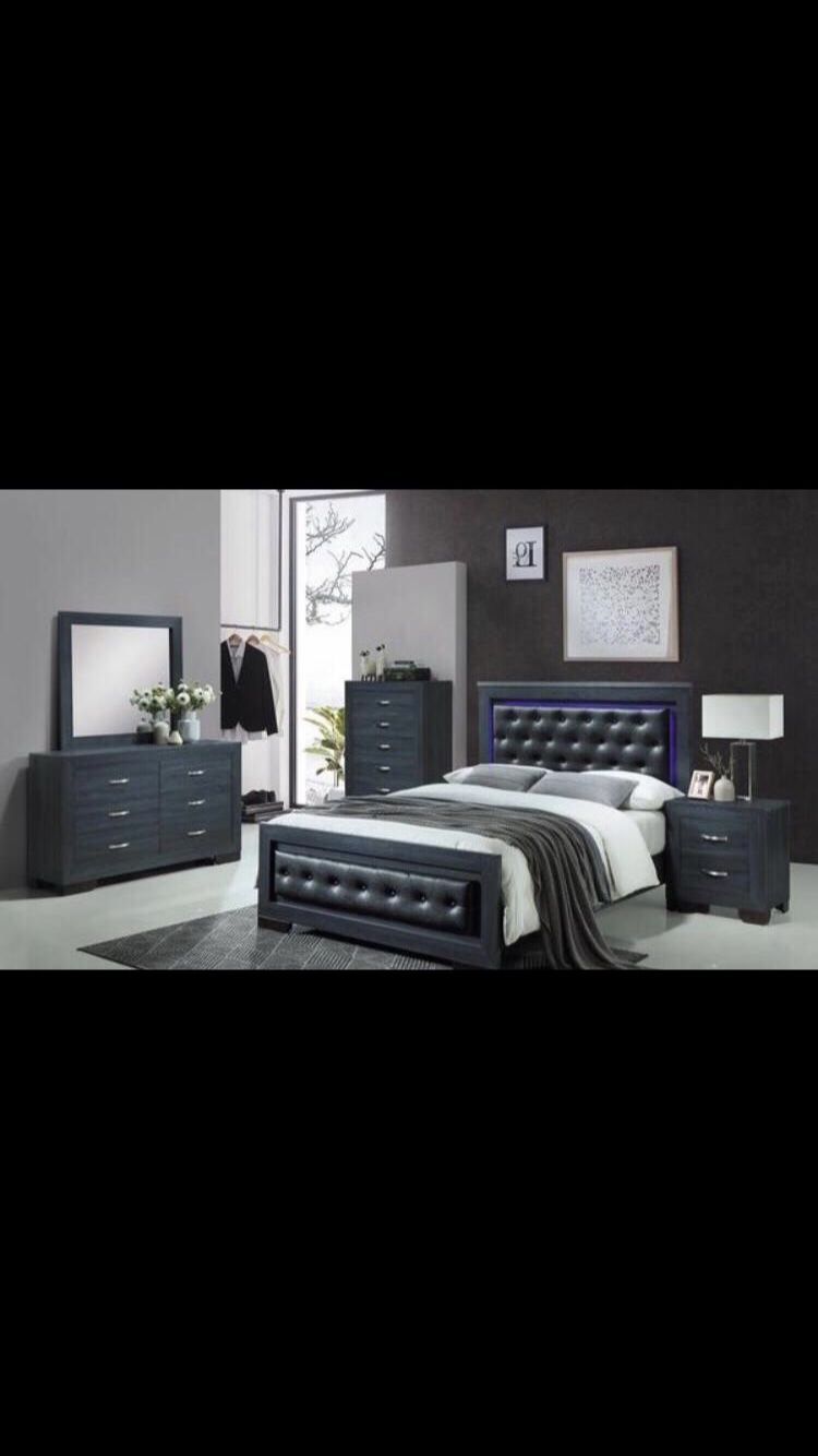 Brand New Queen Size Bedroom Set$999.financing Available No Credit Needed Delivery Available
