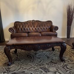 Ornate Wood Coffee Table – 51” x 29.25” 