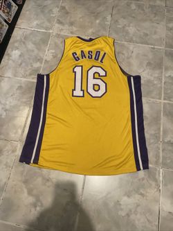 NBA Los Angeles Lakers Pau Gasol Jersey XL SGA Jersey Retirement Ceremony
