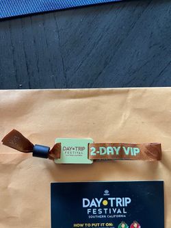 Day Trip Festival VIP Wristband 2-Day Long Beach Sold Out
