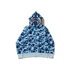 Blue Camo Double Shark Hoodie