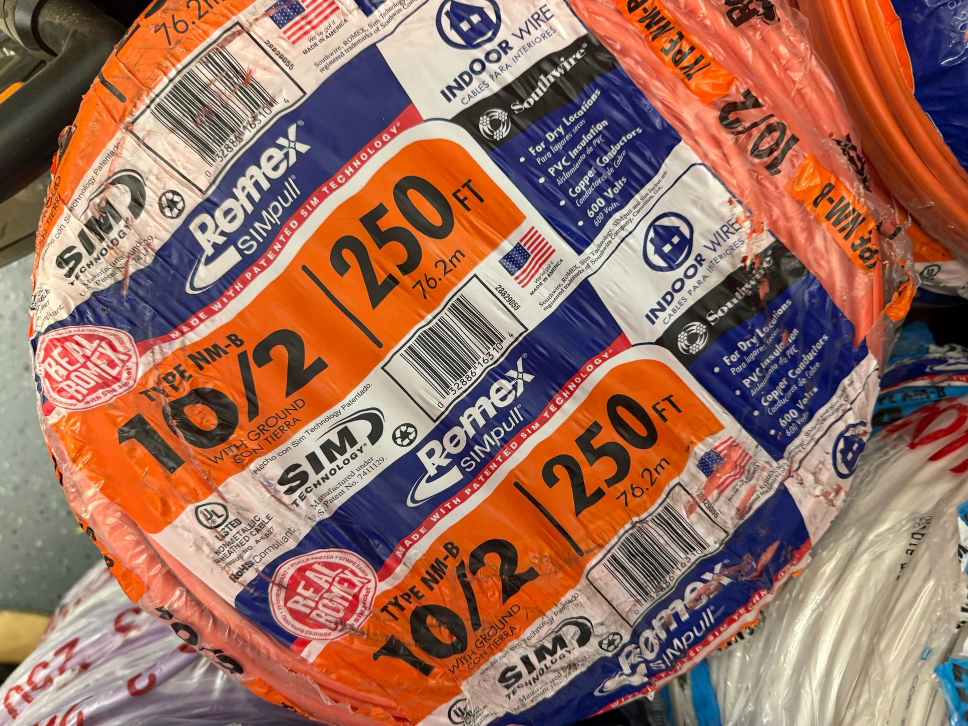 10/2 Romex Wire 250ft Copper Electric Cable $250 Firm On Price