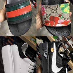 Designer Sneakers and Slides 