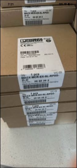 Phoenix Contact (contact info removed) MACX MCR-EX-SL-RPSS-2I-2I Repeater Power Supply - New Sealed