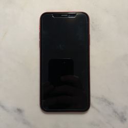 Red iPhone XR 64 GB Verizon