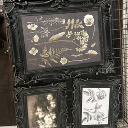 Floral Picture Frames. (5 Pcs)