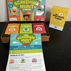 Card Games Scavenger Hunt And The Question Game
