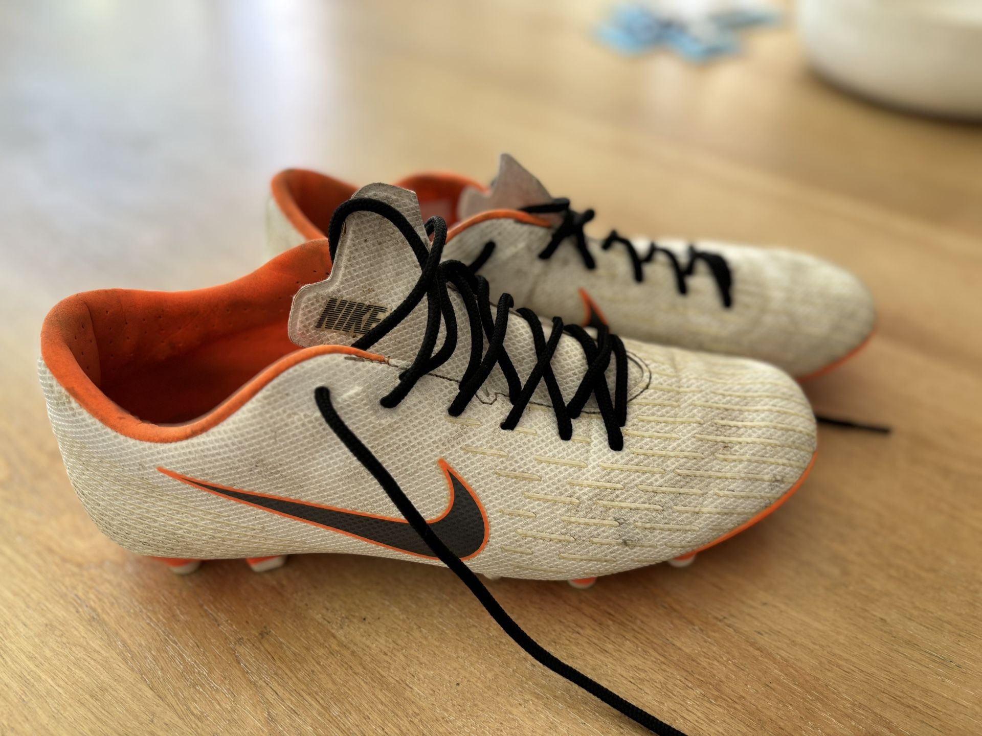 Two Pairs Of Soccer Cleats. Both Are In Great Shape.