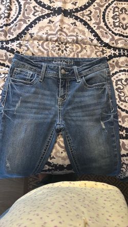Grace in LA embellished jeans.