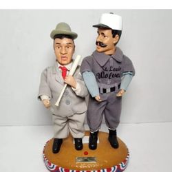 Abbott & Costello Animated Who's On First Talking Figure Works..NO ORIGINAL BOX. Chandler 