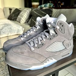 AIR JORDAN 5 "WOLF GREY" SIZE 13