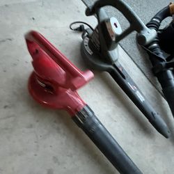 Electric and gas leaf blowers