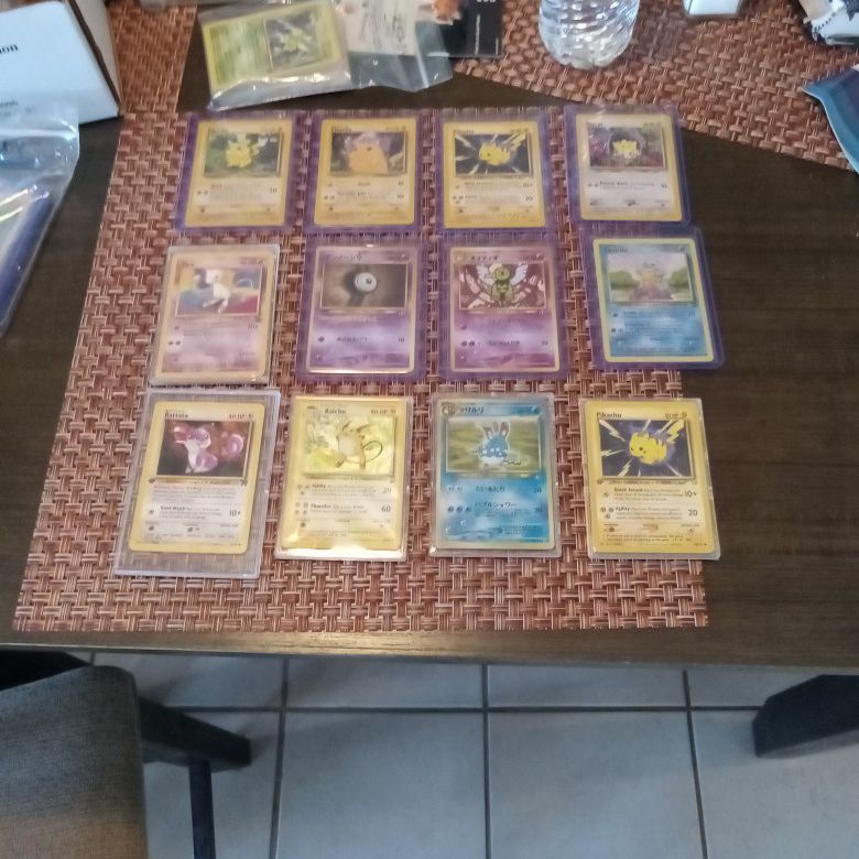 Original Pokemon Cards Collection 