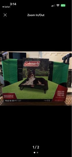 Coleman Elevated Folding Pet Cot