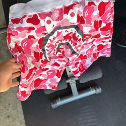 Pink Bape Shorts
