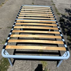 Twin Size Bed Frame 18” Tall For Under Bed Storage $50