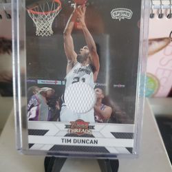 Spurs Tim Duncan Jersey Card