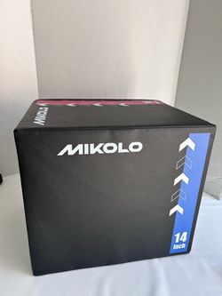 Mikolo 3-in-1 Foam Plyometric Jump Box with solid wood