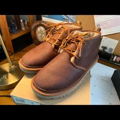 UGG® Neumel Leather Chestnut Men's Boot 10 M 
