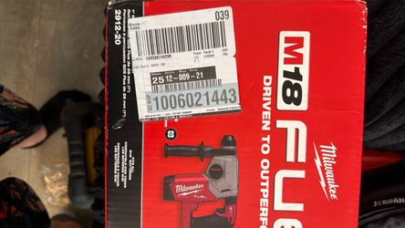 NEW Milwaukee M18 FUEL 1" SDS Plus Rotary Hammer (2912-20) – Bare Tool