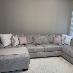 Cream Large Sectional 
