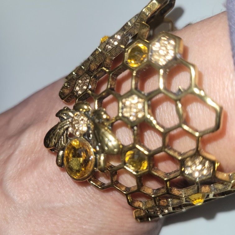 Bee HONEY comb BRACELET