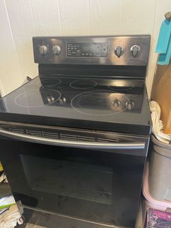Samsung grey electric stove