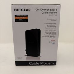 Netgear Cm500 High Speed Cable Modem 