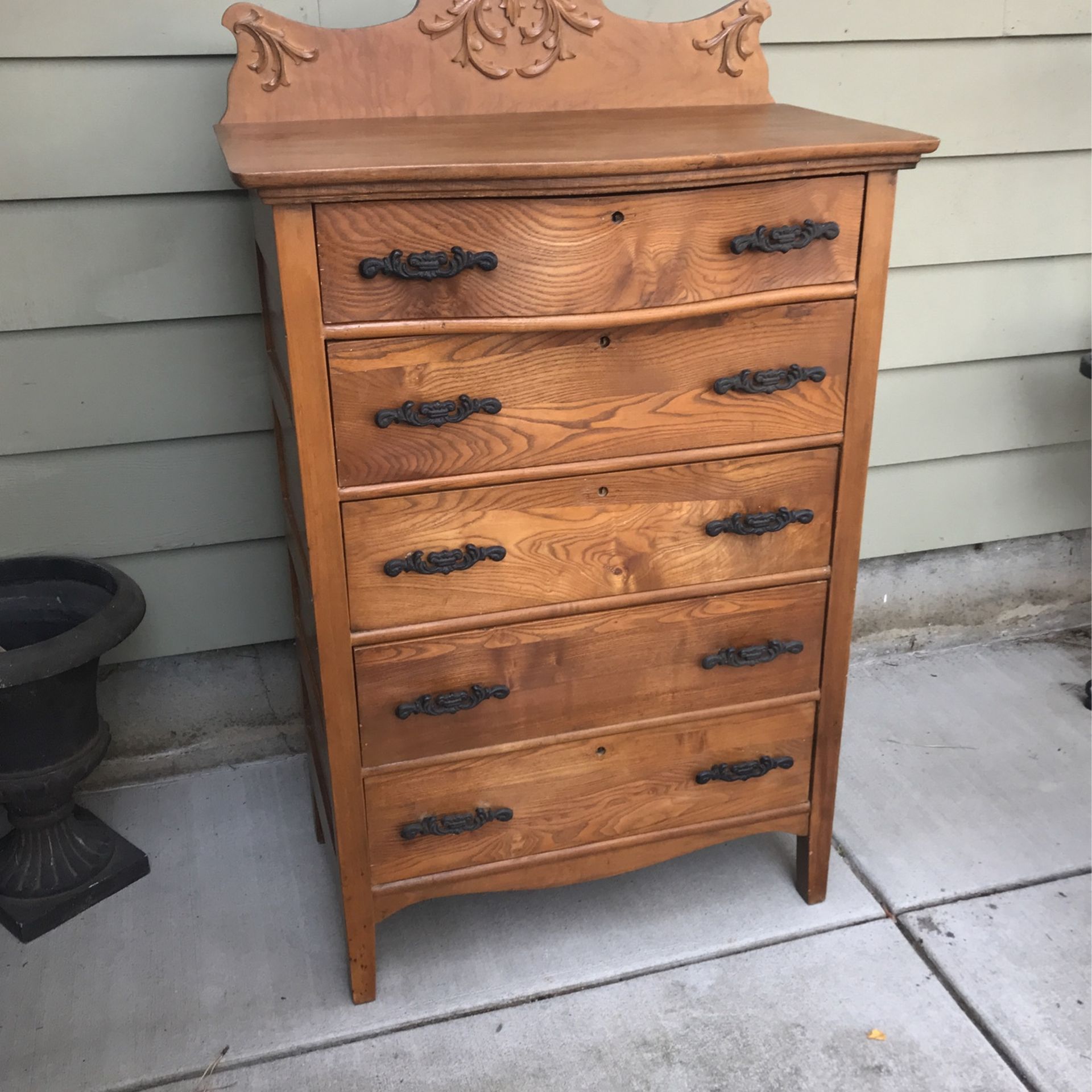 Antique Wood Dresser