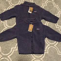 PATAGONIA Jackets - Never Worn. Size 12-18 Months