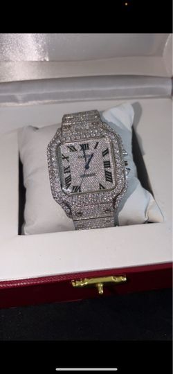Iced out watch