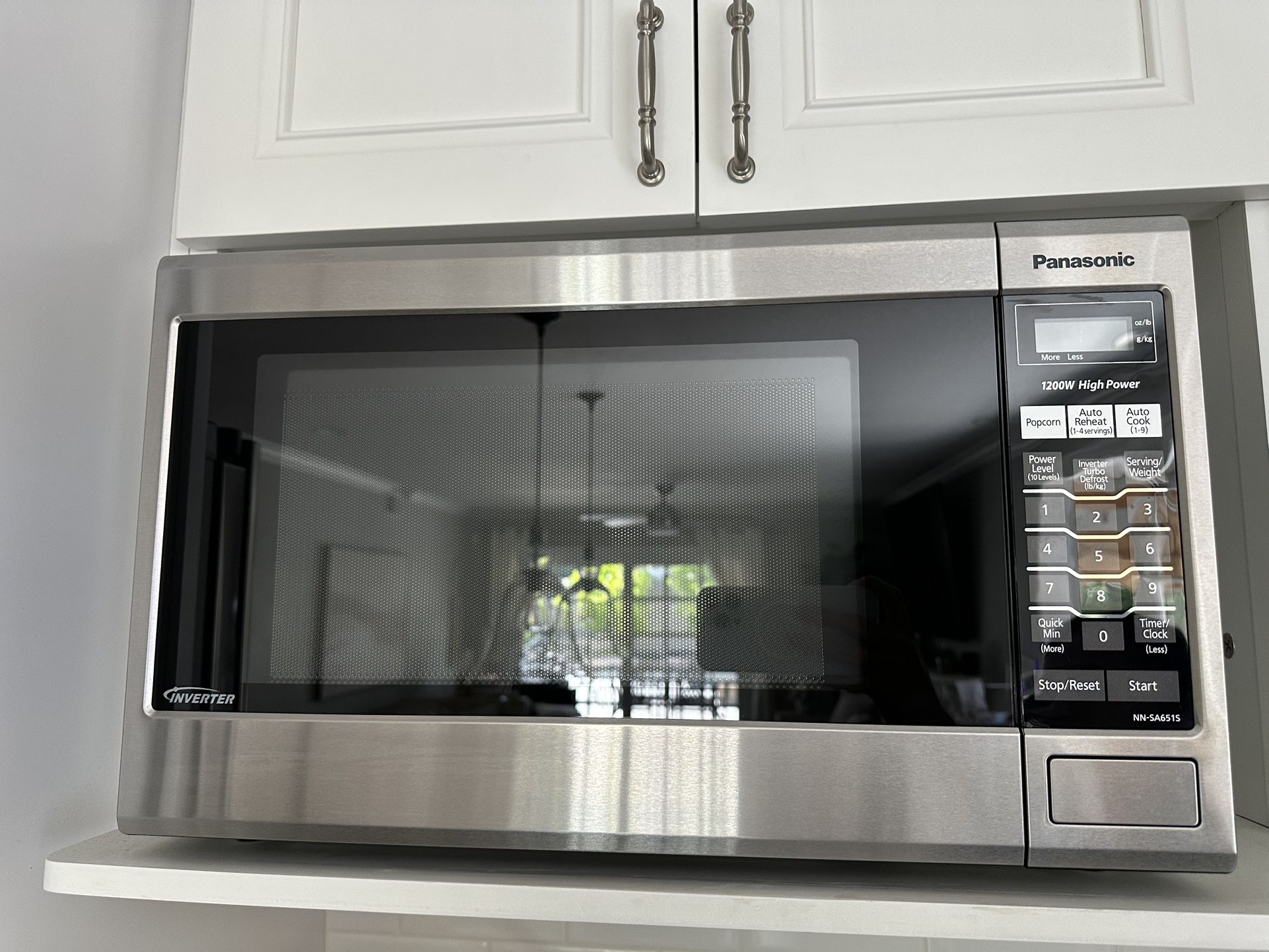 Panasonic NN-SA651S Stainless Steel Microwave Oven 1.2 cu. ft, 1200W, Silver