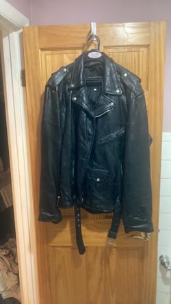 Italian Stone Genuine Buffalo Motorcycle Jacket