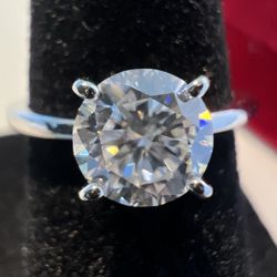 ✨ Moissanite Jewelry Set – Ring + Earrings ✨