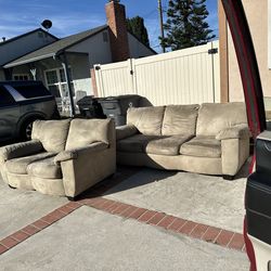 Sofa & Love seat for FREE!!!!