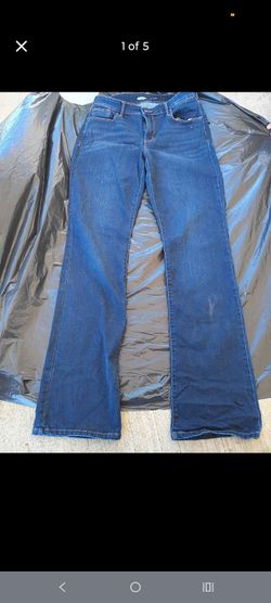 Women's Old Navy Long Kicker Boot-Cut Jeans