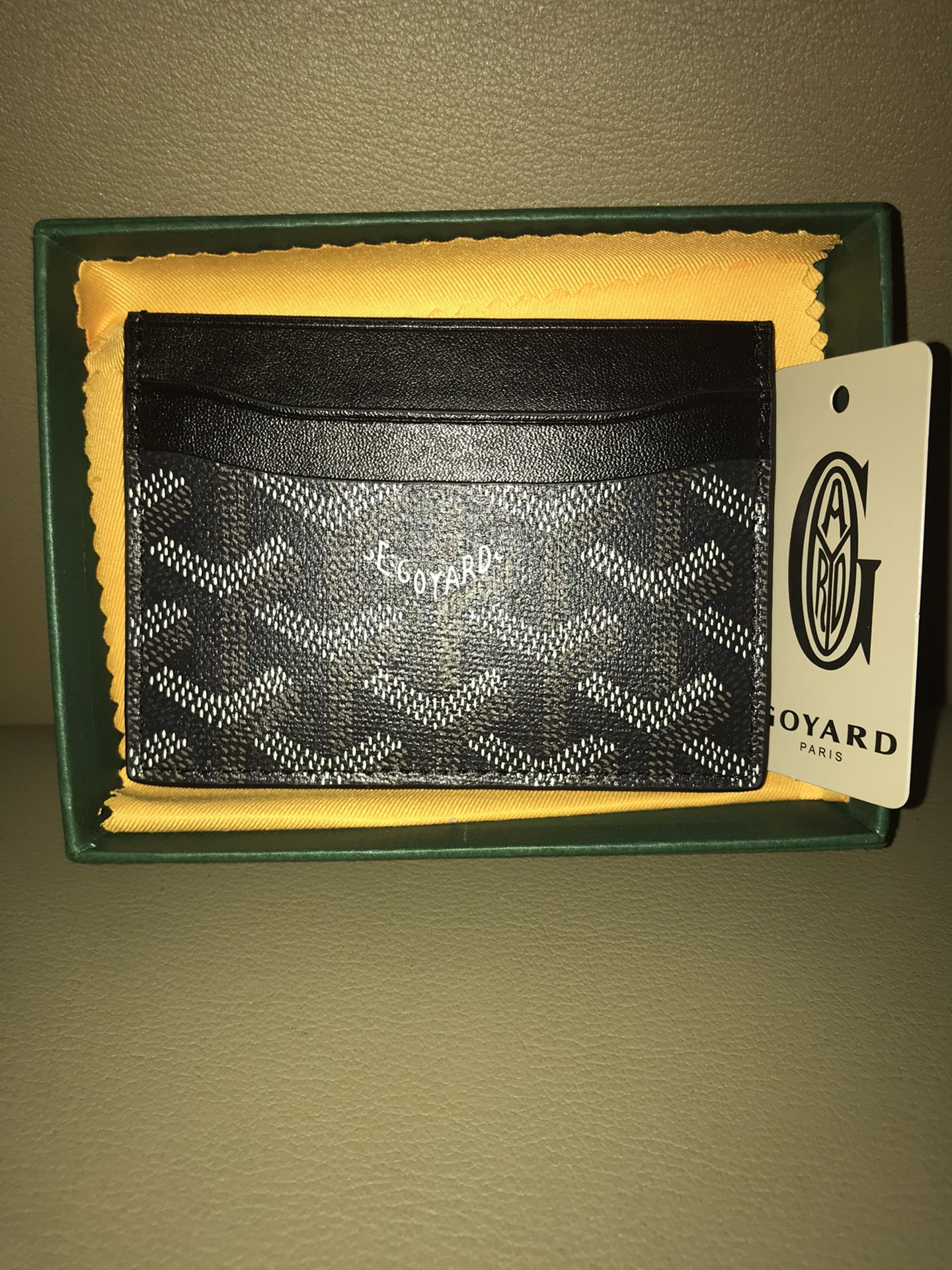 Goyard cardholder (Black)