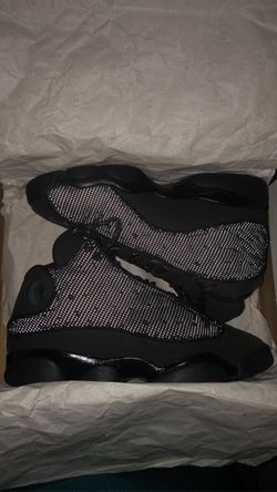 Jordan 13 black cat reflective sale
