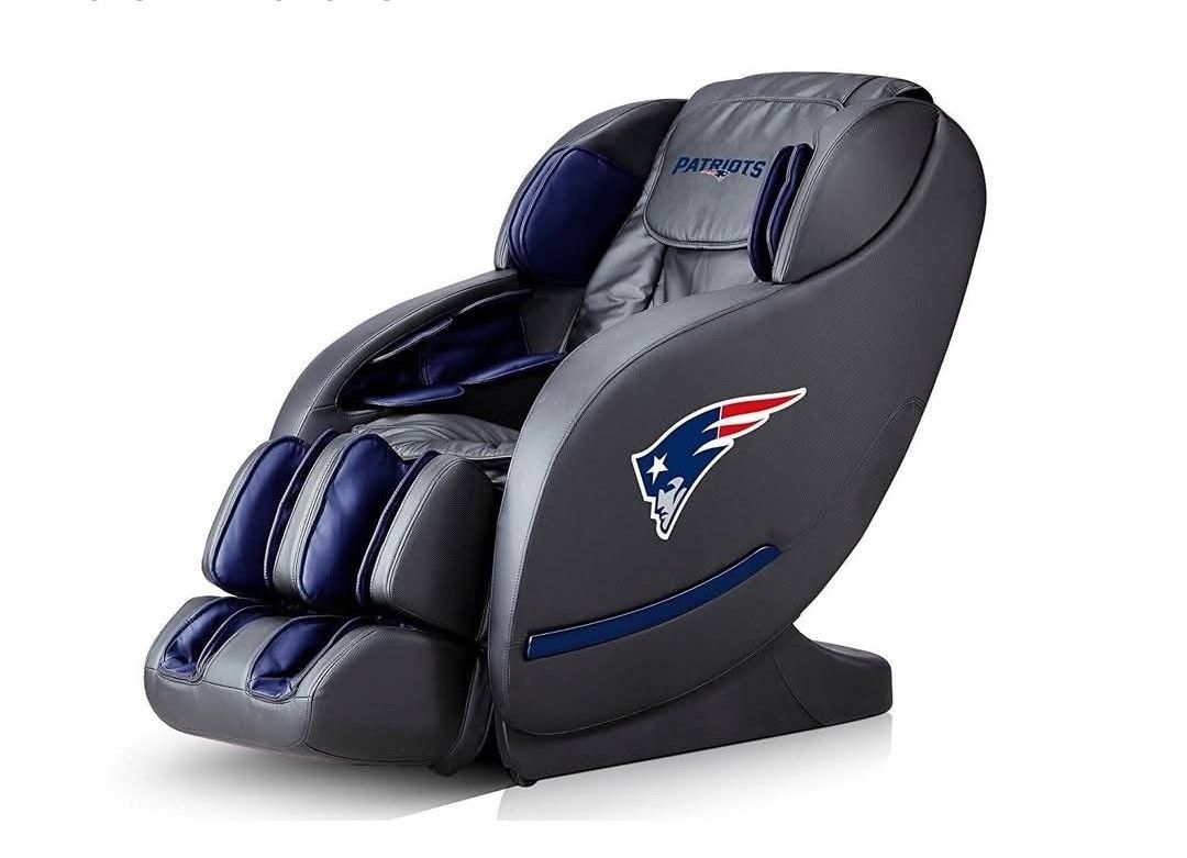NFL New England Patriots electric full-body shiatsu massage chair