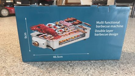 Multi-Functional Double Layer Barbecue Grill