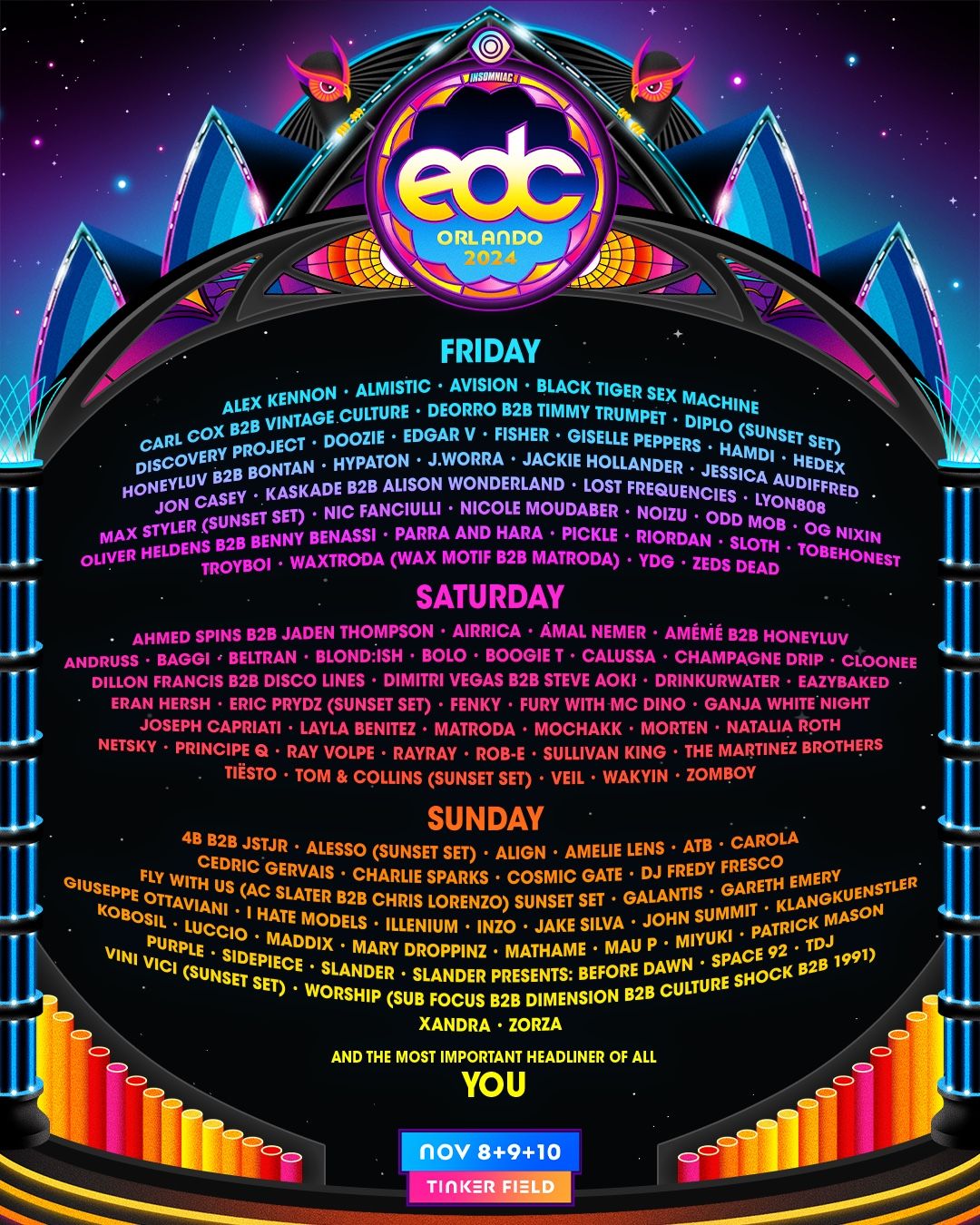 EDC ORLANDO TWO 3 DAY PASSES