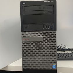 Dell  Optiplex 7020, Intel Core i5 4590, 8gb ram, 500gb HDD, windows 11 Pro, USB wifi adapter, and a power cable. The tower is in excellent condition 