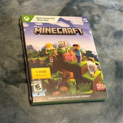 Minecraft Game +3500 Coins Microsoft Xbox Series X/S/ Xbox One New Sealed
