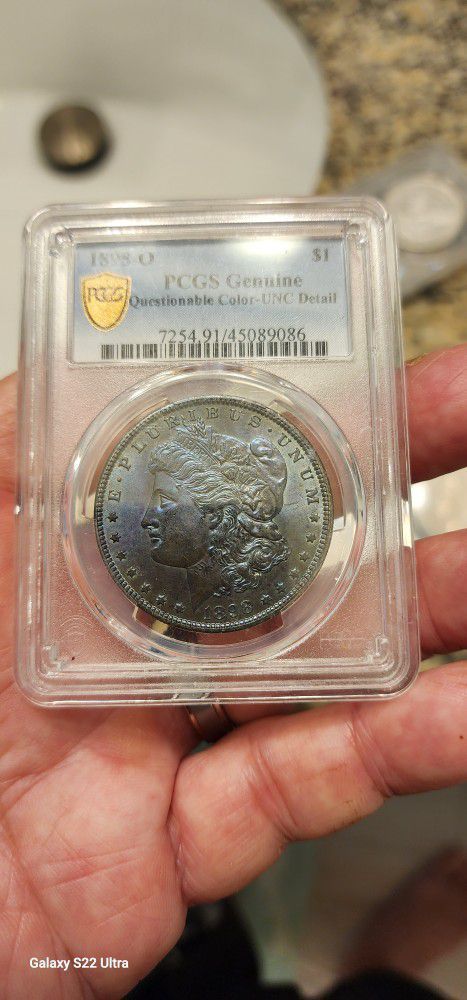 1898 0 Morgan Silver Dollar UNC