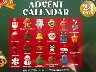 Mini Taba Advent calendar squishy