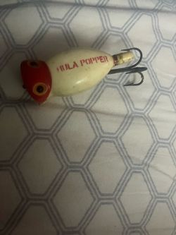 First Generation  Wooden Hula Popper Fishing Lure