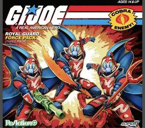 G.I. Joe Royal Guard Force Pack Three-Pack